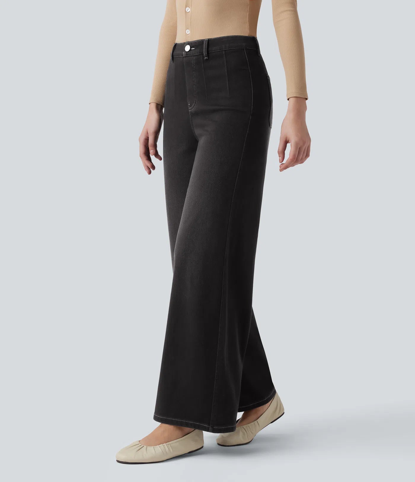 Profitez aujourd'hui seulement de 60 % de réduction sur les jeans gainants à jambes larges 👖