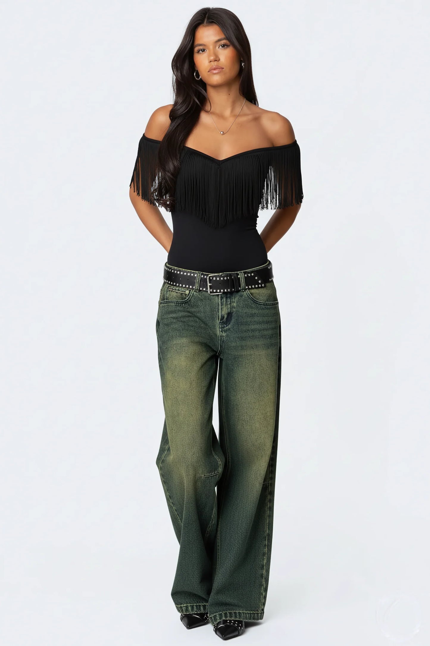 Get 60% Off Fringe Top Today Only ✨🖤