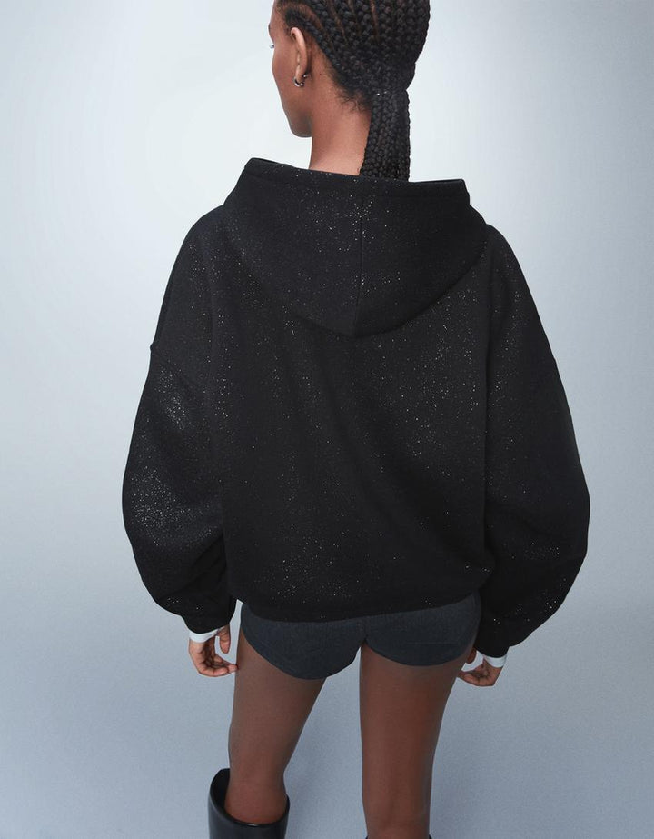 Get 60% Off Shimmer Oversize Hoodie Today Only ✨