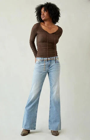 Get 60% off Low Rise Bootcut Jeans today only 👖