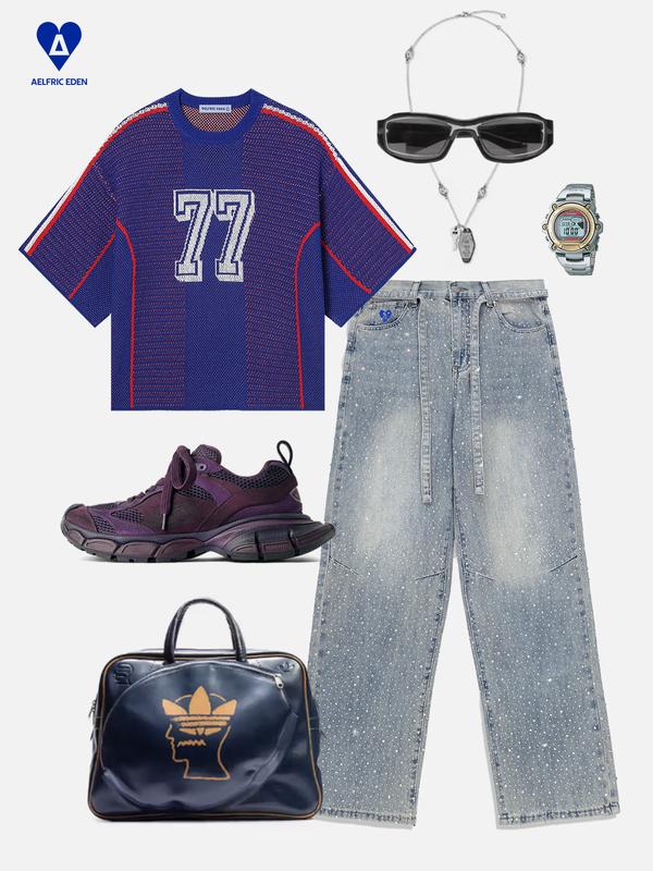 Profitez aujourd'hui seulement de 60 % de réduction sur les jeans à strass Y2K ✨