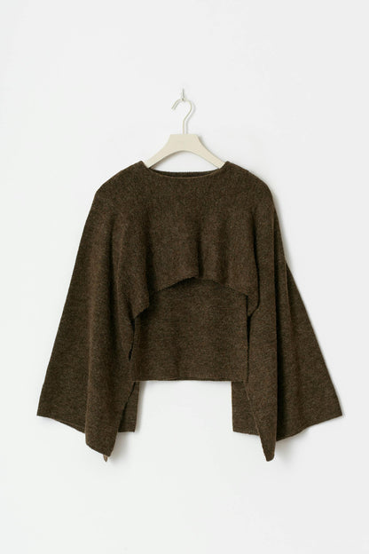 Get 60% off Knitted Cape Top Today Only ☕