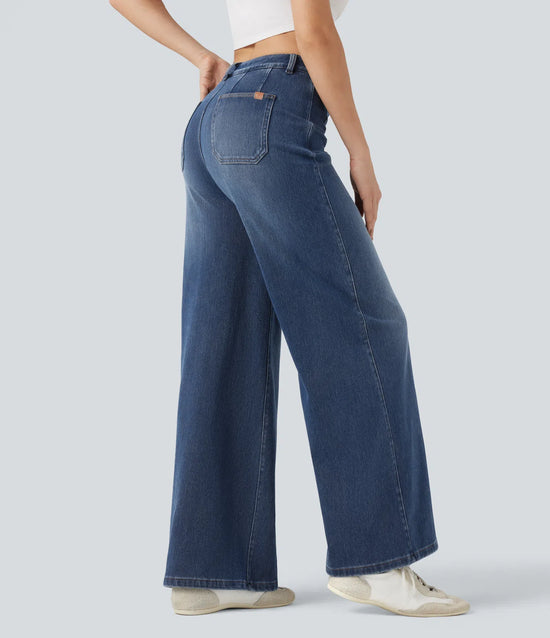 Profitez aujourd'hui seulement de 60 % de réduction sur les jeans gainants à jambes larges 👖