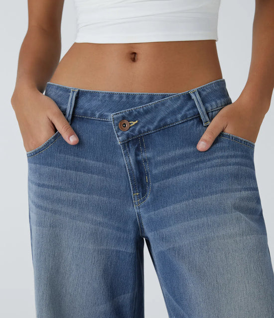 Sichern Sie sich heute 60 % Rabatt auf Stretch-Baggy-Jeans 👖