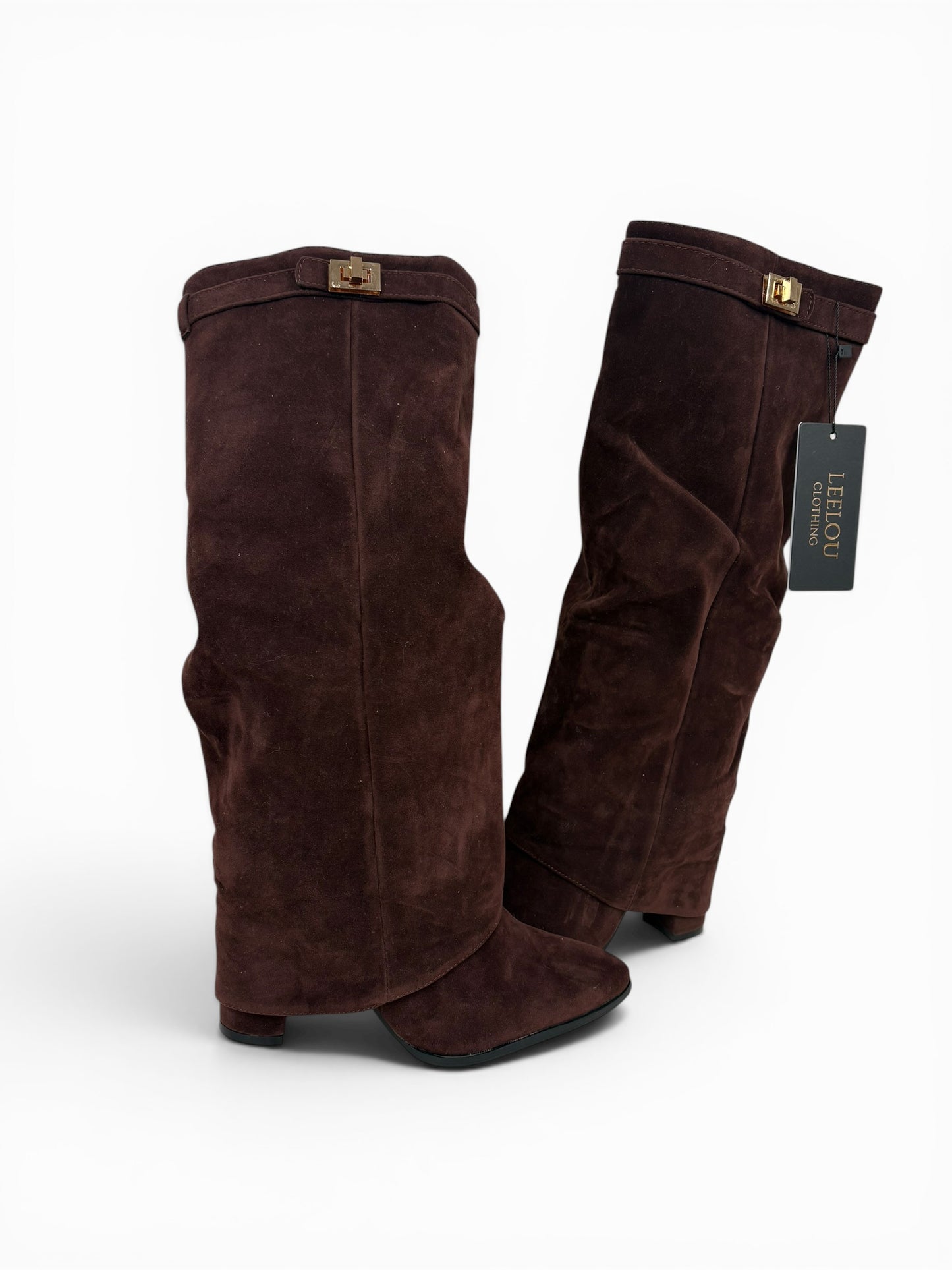 Knee High Buckle Boots
