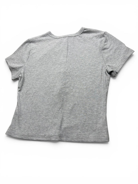 Button Up Ribbed Top
