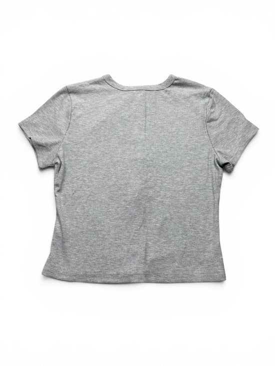 Button Up Ribbed Top