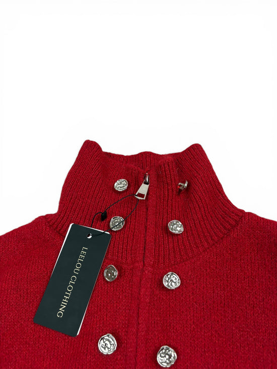 THE Leelou Button Cardigan