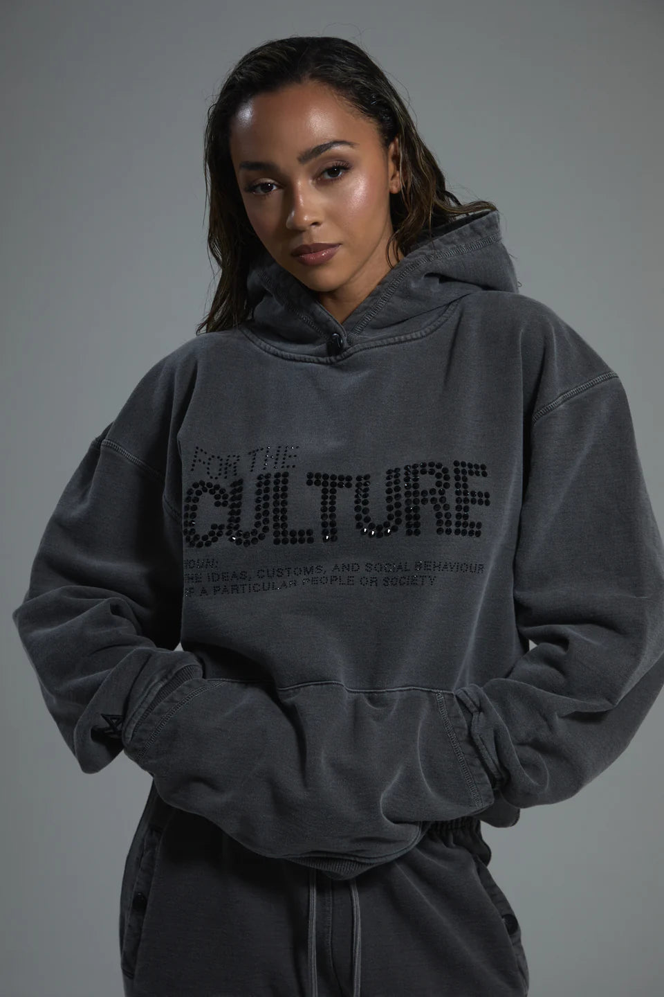 Get 60% off For The Culture Crystal Hoodie today only ✨