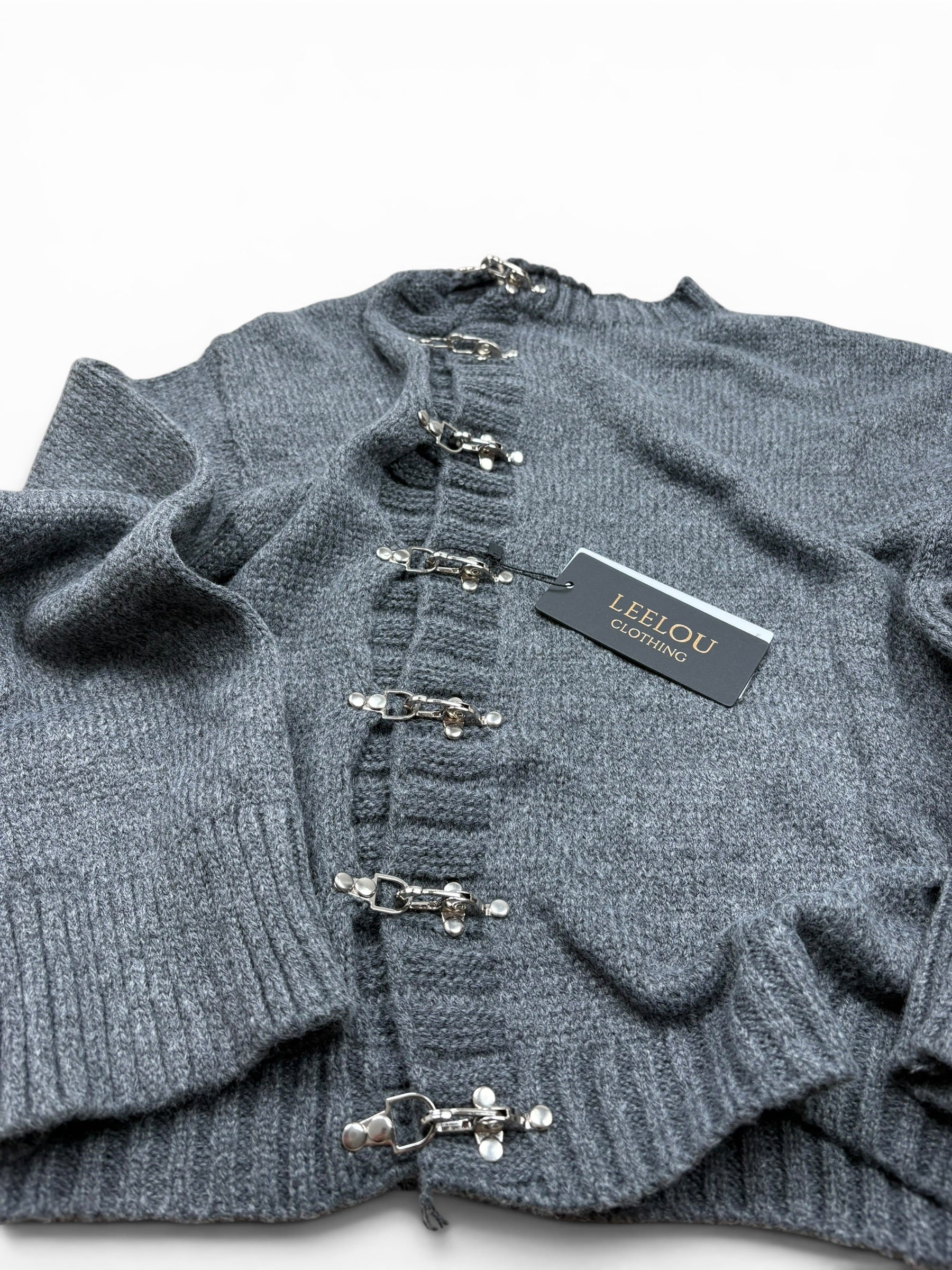 Hook Closure Cardigan