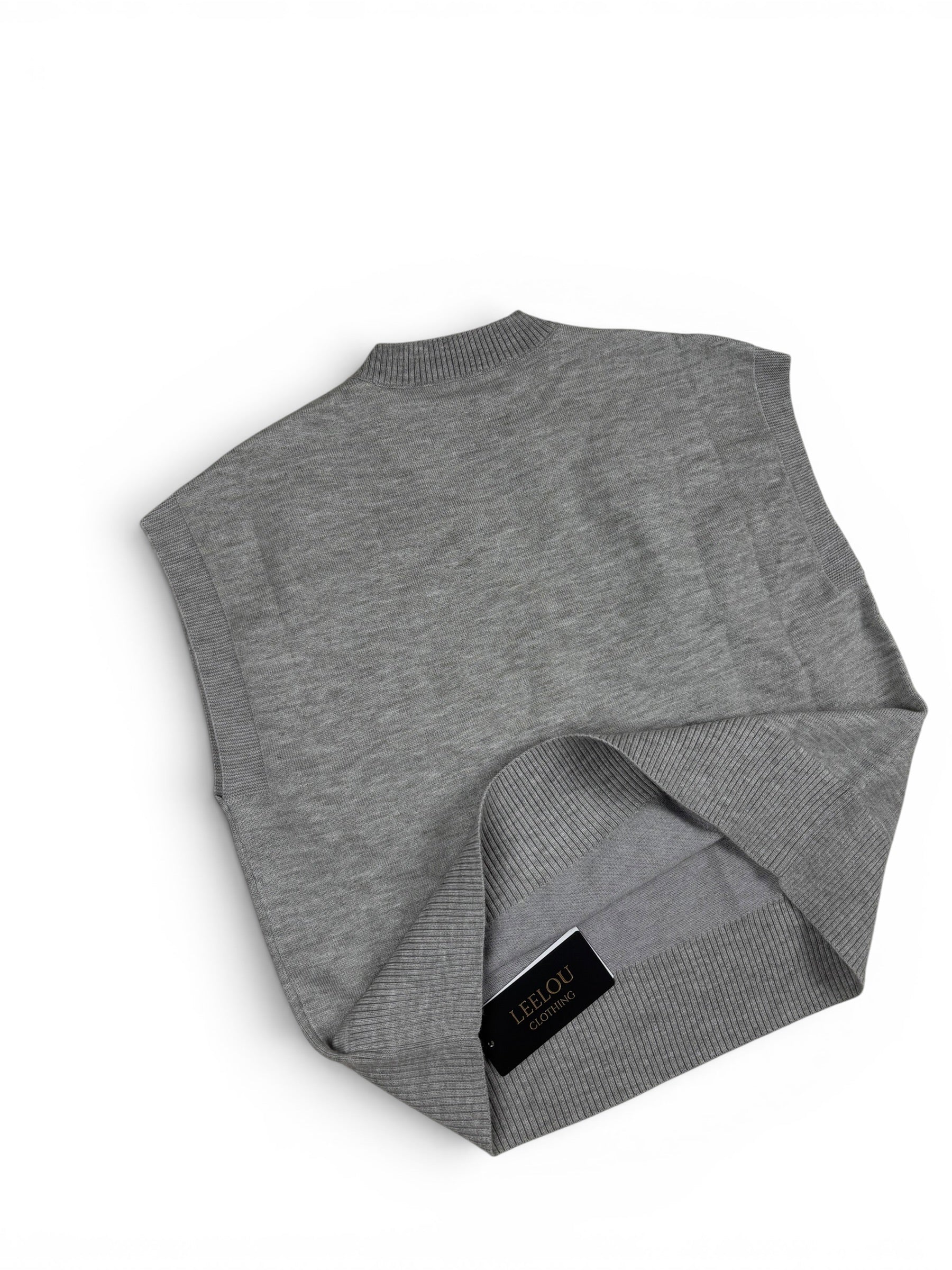 Flower Relief Knit Top