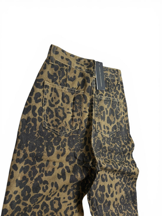 Leopard Baggy Jeans