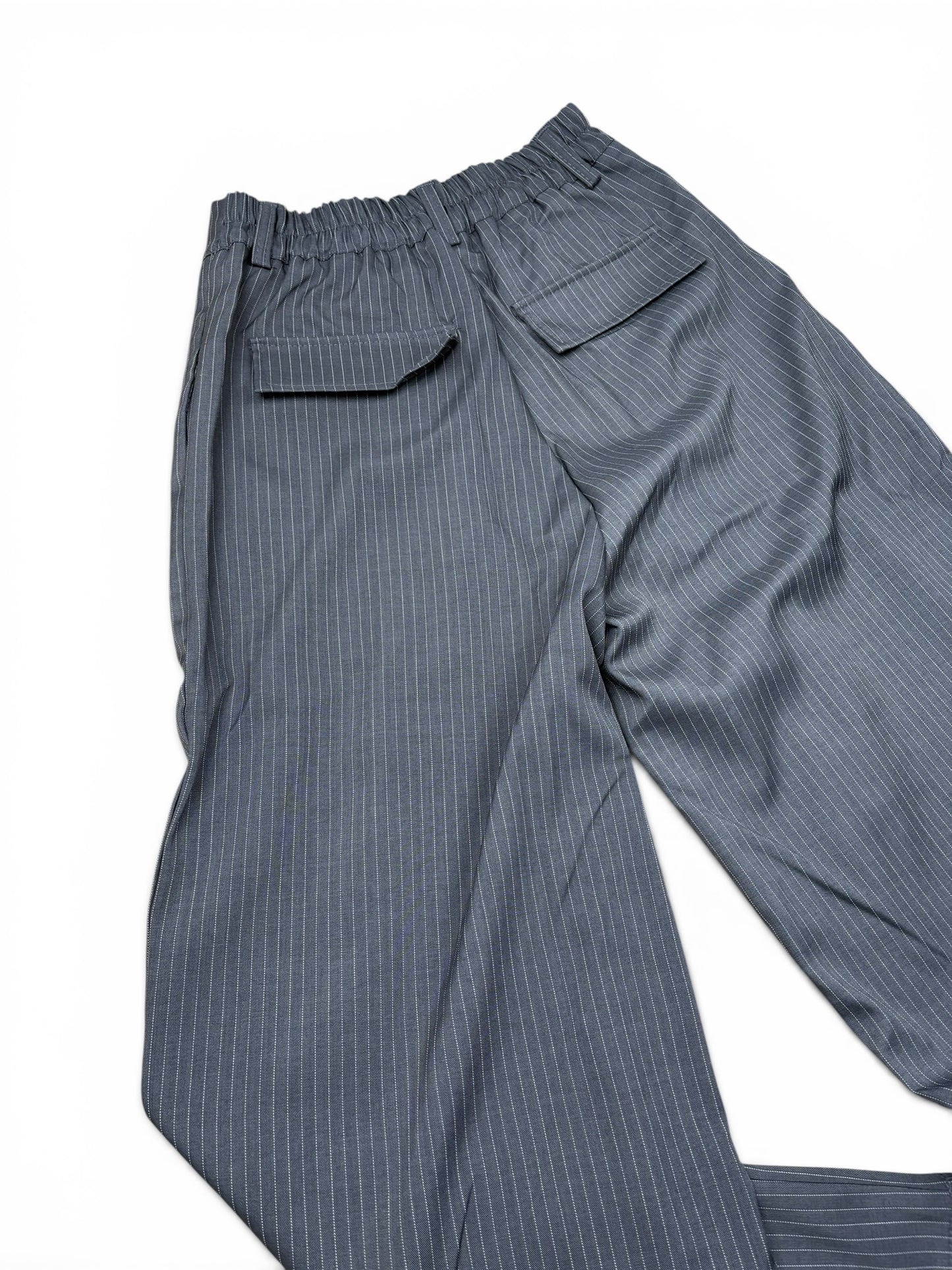 Pinstripe Wide Leg Pants