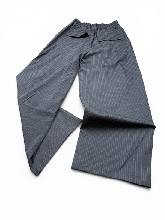 Pinstripe Wide Leg Pants