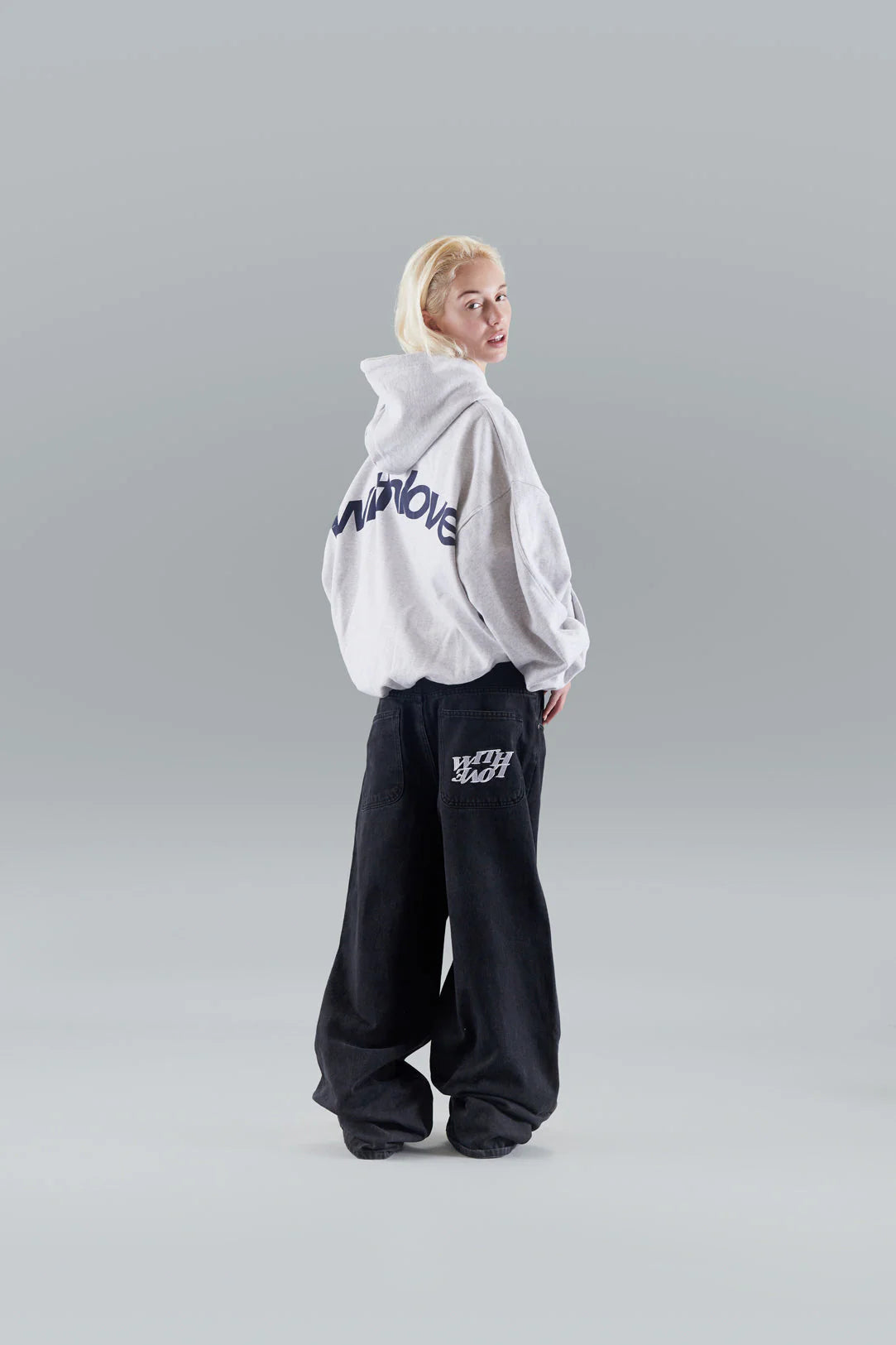 Get 60% off With Love Hoodie today only 🖤✨