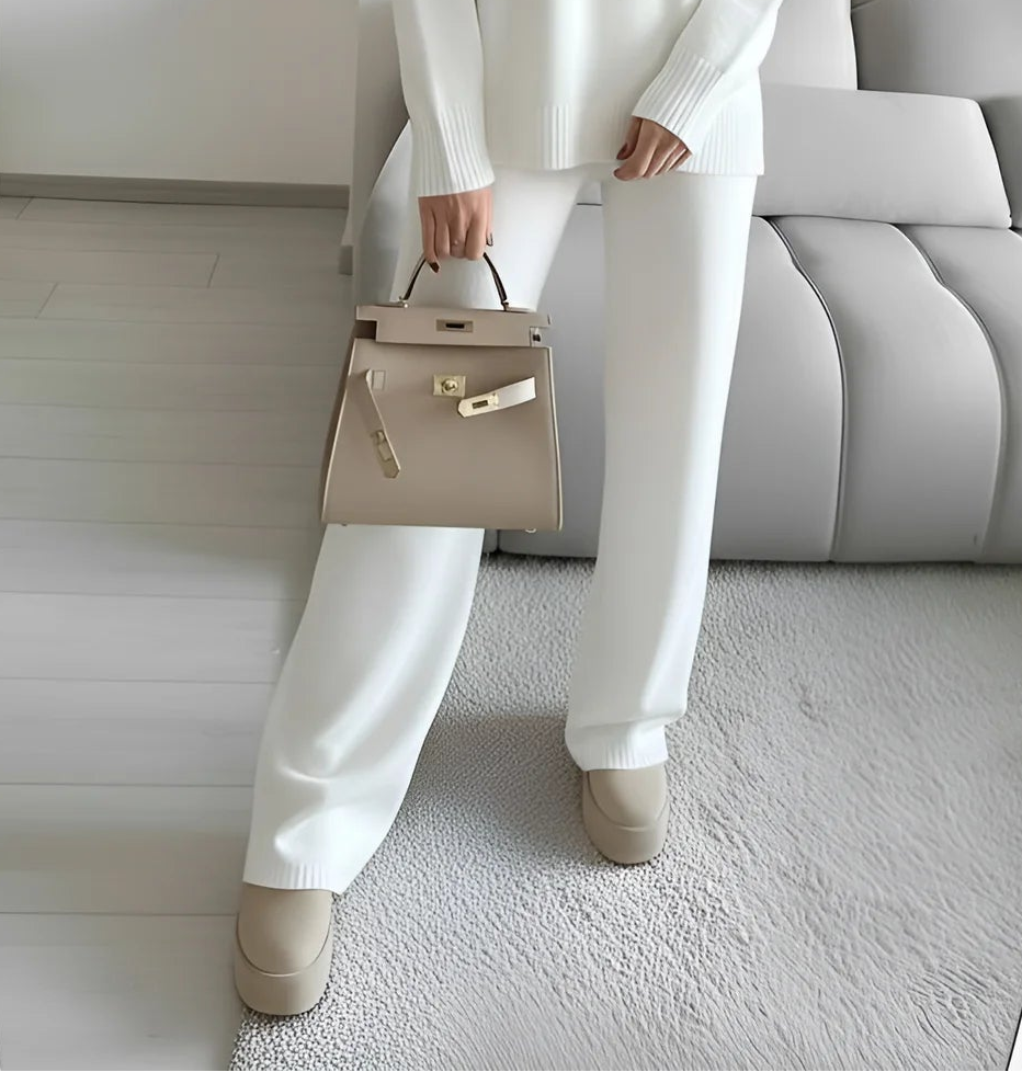 Profitez aujourd'hui seulement de 70 % de réduction sur les pantalons confortables neutres 🕊️