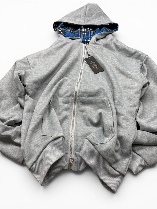 Zip Up Reversible Hoodie