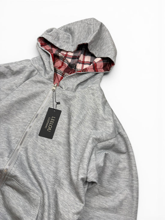 Zip Up Reversible Hoodie