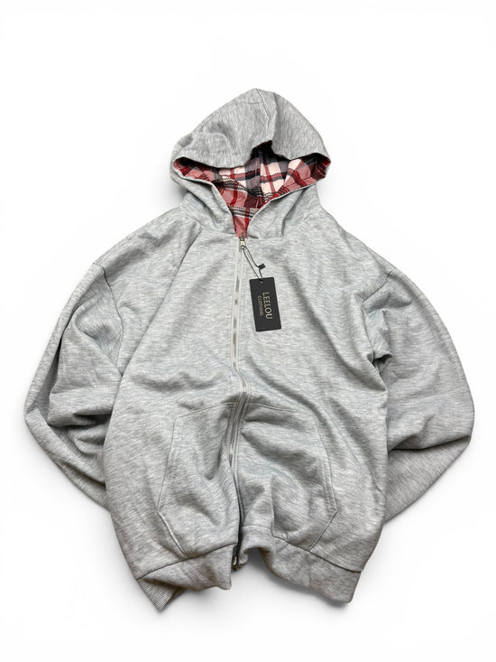 Zip Up Reversible Hoodie