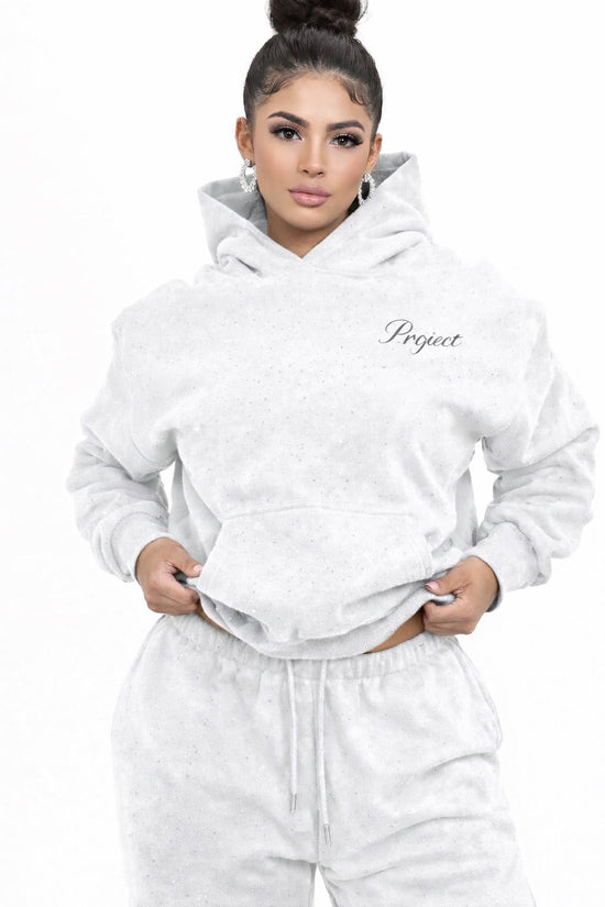 Sichere dir heute 60 % Rabatt auf den Strass-Hoodie! ✨