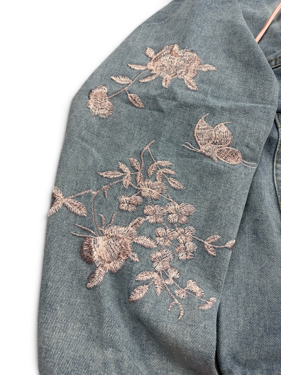 Pink Embroidered Jacket Asian Style 🎀