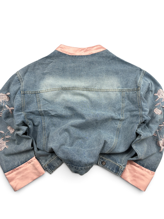 Pink Embroidered Jacket Asian Style 🎀