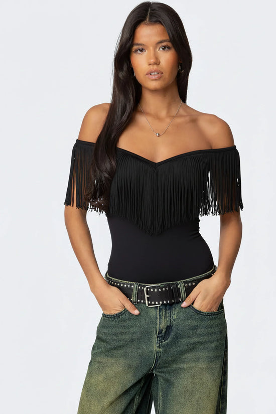 Get 60% Off Fringe Top Today Only ✨🖤